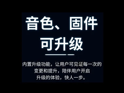 华魅10i，内置升级功能，让用户可以见证每一次的变更和提升，远程升级功能和音色
